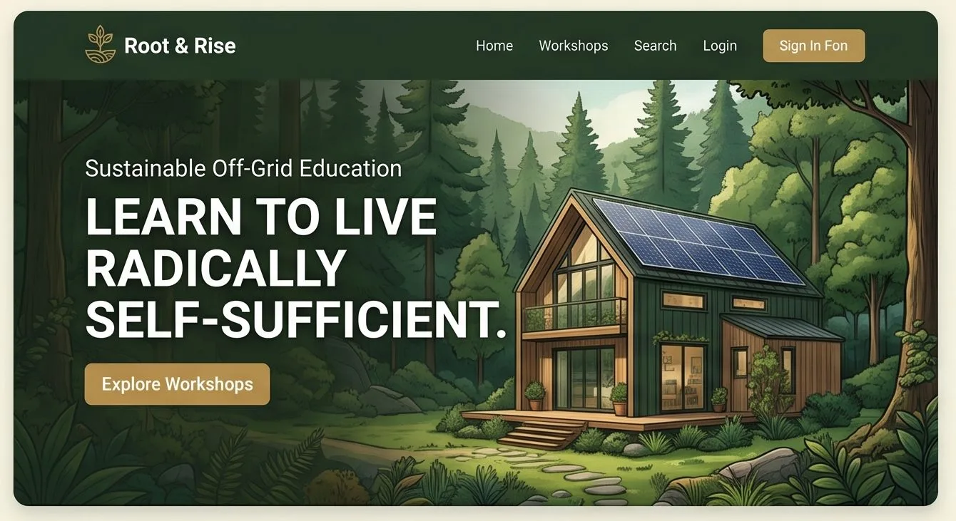 LiveGreen concept screenshot