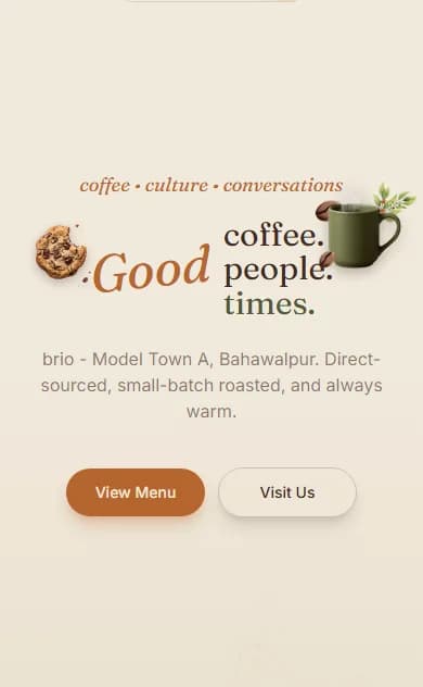 Brio mobile screenshot