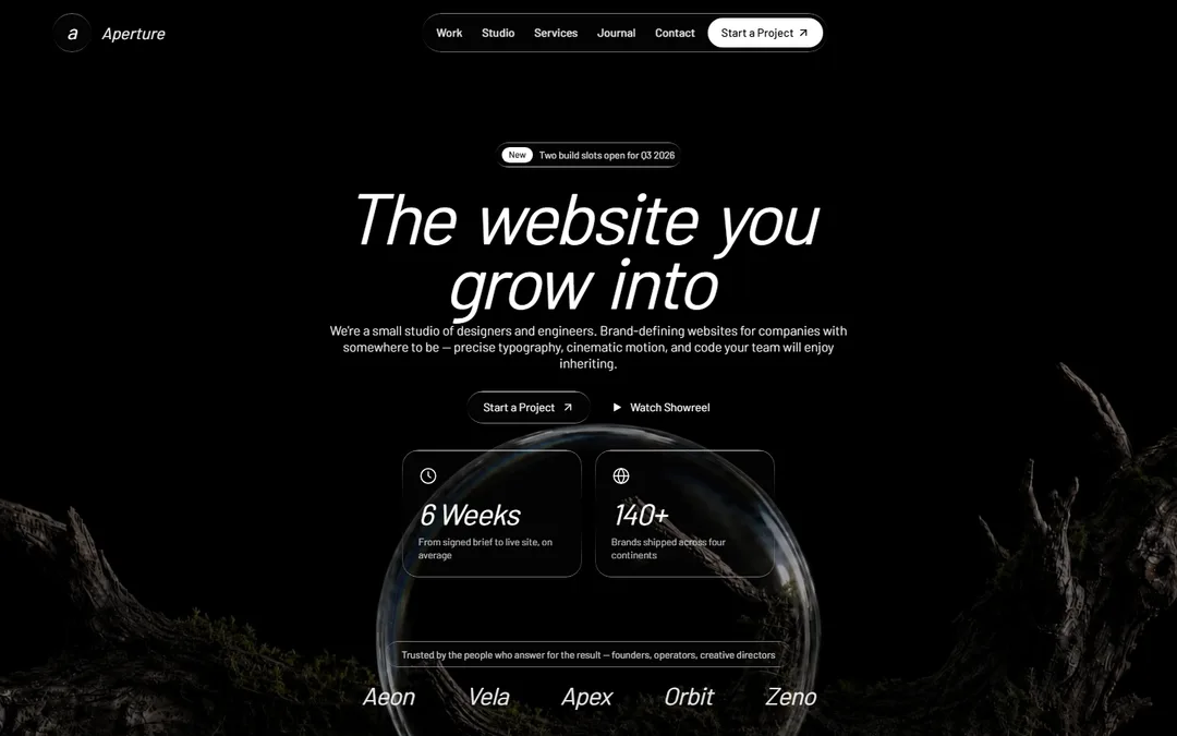 Aperture desktop screenshot