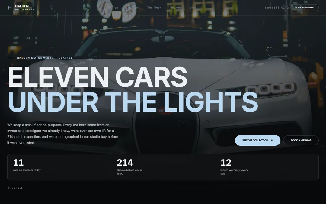 Halden Motorwerke desktop screenshot