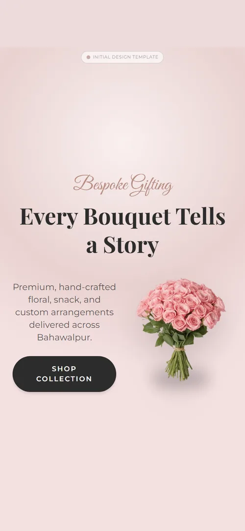 The Bouquet Corner mobile screenshot