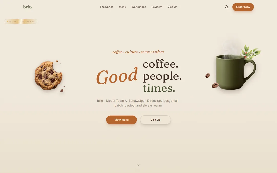 Brio desktop screenshot
